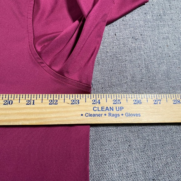 Peter Millar Mens Large Burgundy Golf Polo Shirt Performance Embroidered Logo - Picture 5 of 8